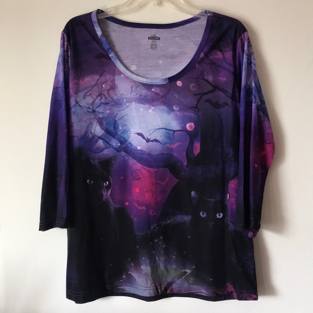 3/4 sleeve Halloween Tee